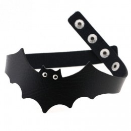 Batman bőr choker nyakpánt