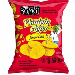 SAMAI Plantain (főzőbanán) chips csípős chilli 75g