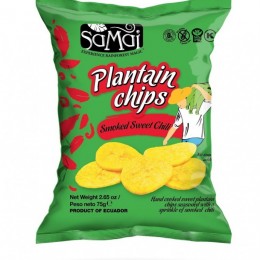 SAMAI Plantain (főzőbanán) chips édes chilli 75g