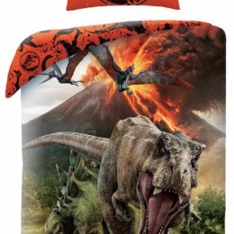 Jurassic World ágyneműhuzat vulkán 140x200cm 70x90cm