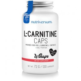 Nutriversum WSHAPE L-Carnitine 120 kapszula