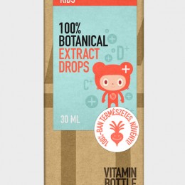 Vitamin Bottle Multivitamin Kids cseppek, 30 ml
