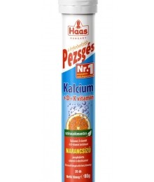 Haas pezsgőtabletta, 20 db - Kalcium+D+K-vitamin