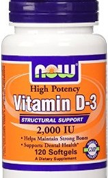 Now D-3 vitamin 2000 IU, 120 kapszula