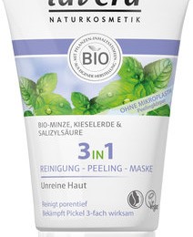 Lavera 3in1 tisztító peeling maszk, 125 ml