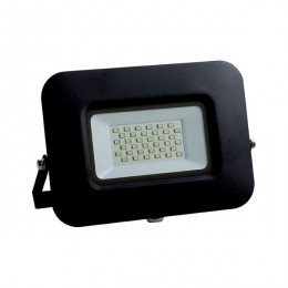 Optonica SMD PREMÍUM LED REFLEKTOR / 30W / Fekete / hideg fehér / FL5886