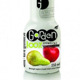 Garden Alma és körte 100%-os préselt gyümölcslé, 250 ml