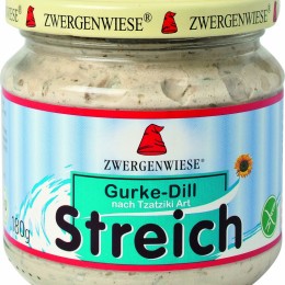 Zwergenwiese Bio Szendvicskrém - Uborkás-kapros, 180 g