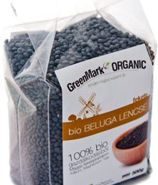 GreenMark bio fekete beluga lencse, 500 g