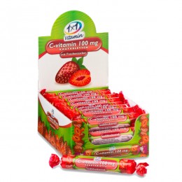 1x1 Vitaday Innopharm 1×1 Vitaday C-vitamin narancsos szőlőcukor rágótabletta, 17 db