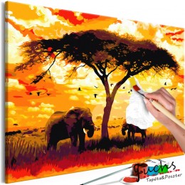ArtGeist sp. z o o. Kifestő - Africa at Sunset