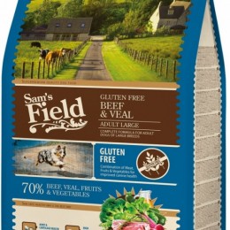 Sam&#039;s Field Sam&#039;s Field Gluténmentes kutyatáp Marha-Borjú 13kg