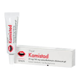 Kamistad 20 mg/185 mg szájnyálkahártyán alkalmazott gél 10g