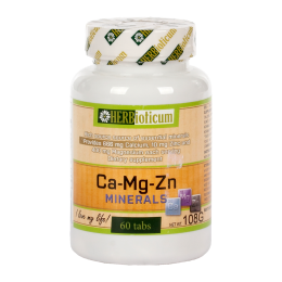 Herbioticum Calcium-Magnézium-Cink Minerals tabletta 60x