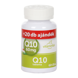 Vitamintár Q10 60mg tabletta 60x+20x
