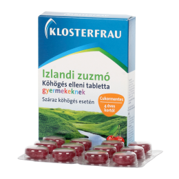 Klosterfrau Izlandi zuzmó tabletta köhögés ellen gyermekeknek 24x