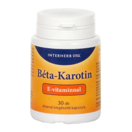 INTERHERB béta-karotin E vitaminnal kapszula 30x