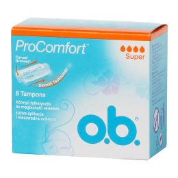 O.b. Procomfort super tampon 8x