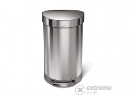 SIMPLEHUMAN CW2030 45l-es félkör alakú pedálos szemetes, rozsdamentes