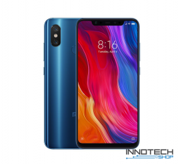 Xiaomi Mi 8 64 GB / 6 GB RAM Dual Sim kártyafüggetlen okostelefon (4G LTE magyar menü) Kék