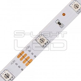 S-LIGHTLED SL-RGB-5050WN30 RGB SZALAG 30LED/méter IP20 beltéri kivitel 12V