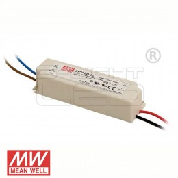 Meanwell 20W LPV-20-12 IP67 12VDC LED tápegység