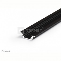 Topmet LED PROFIL GROOVE10 FEKETE