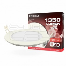 INESA LED PANEL 15W 6000K D=200mm 1120lm 60366