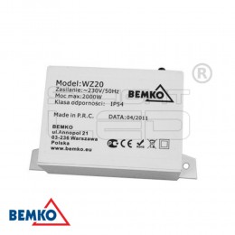 Bemco ALKONYKAPCSOLÓ WZ20 IP54 max:2000W