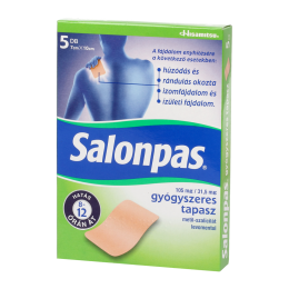 Salonpas 105 mg/31,5 mg gyógyszeres tapasz 5x