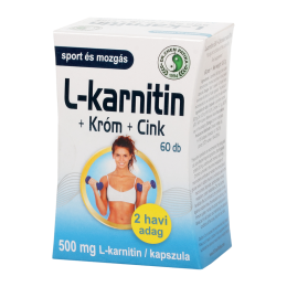 DR.CHEN L-karnitin 500 mg + króm és cink kapszula 60x