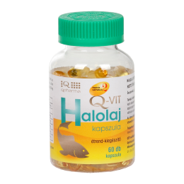 Q-vitamin Halolaj lágyzselatin kapszula 60x