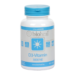 Bioheal D3 vitamin 3000 NE kapszula 70x