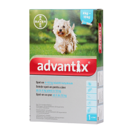 Advantix rácsepegtető oldat 4-10 kg közötti kutyának 4x