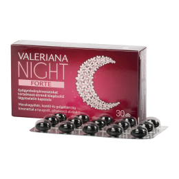 Valeriana Night Forte étrendkiegészítő kapszula 30x