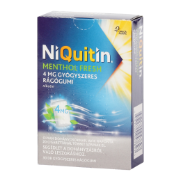 Niquitin Menthol Fresh 4 mg gyógyszeres rágógumi 30x