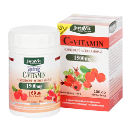 JutaVit C-vitamin 1500mg Csipkebogyó+Acerola tabletta 100x