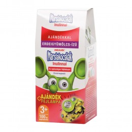 Walmark Marslakócskák Inulin erdeigyümölcs ízű rágótabletta+ játék 100x