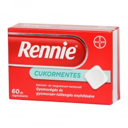 Rennie cukormentes rágótabletta 60x