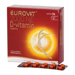 Eurovit D-vitamin 2000NE spec. tápszer tabletta 120x