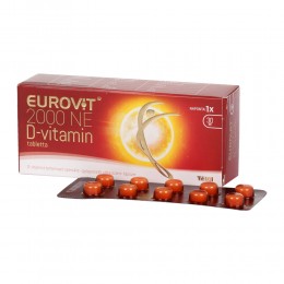 Eurovit D-vitamin 2000NE spec. tápszer tabletta 30x
