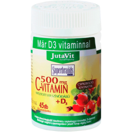 JutaVit C-vitamin 500 mg Csipkebogyó+D3 retard filmtabletta 45x