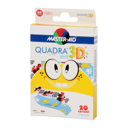 MASTER AID Quadra 3D boys sebtapasz 20x