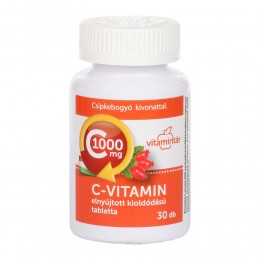 Vitamintár C-vitamin 1000 mg Csipkebogyó retard tabletta 30x