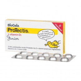 BioGaia Protectis Junior D3 rágótabletta narancs 10x