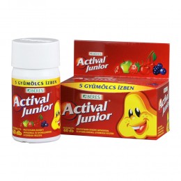 Actival Junior rágótabletta 60x HDPE tartály