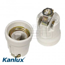 Kanlux HLDR E27-D porcelán foglalat talpas rögzítővel /2162/