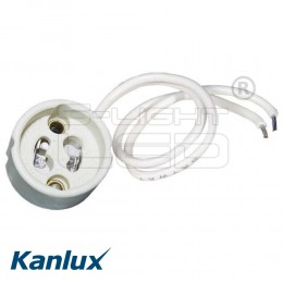 Kanlux GU10 porcelán foglalat 15cm vezetékkel/402/