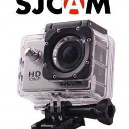 SEC-CAM SJCAM SJ4000, akciókamera, sportkamera, EREDETI gyári modell, FULL HD (1080p, 2MP): 30fps videó, 12MP kép, vízálló tok, 170°, színes LCD, OSD, akkuval, alap felsz. készlettel - GYÁRI EREDETI - EZÜST