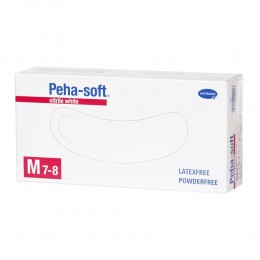 PEHA-SOFT fehér nitril vizsgálókesztyű M 100x